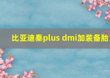 比亚迪秦plus dmi加装备胎